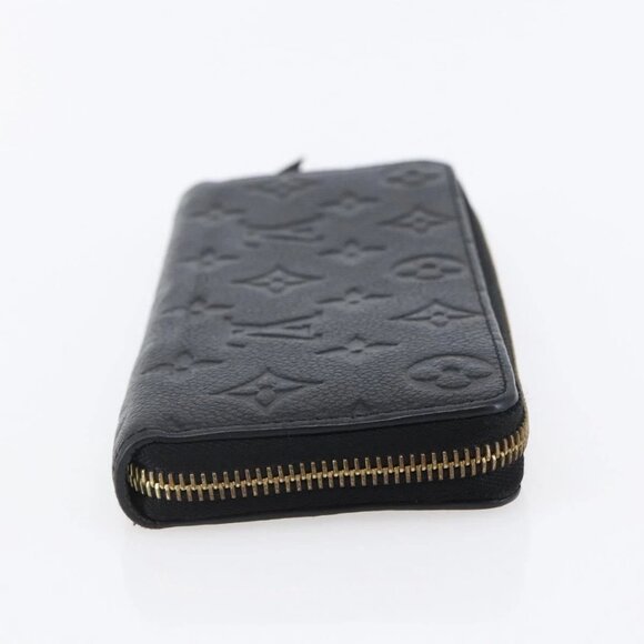 LOUIS VUITTON Monogram Empreinte Zippy Wallet Wallet Black M61864 LV Auth 144716 - Picture 6 of 16
